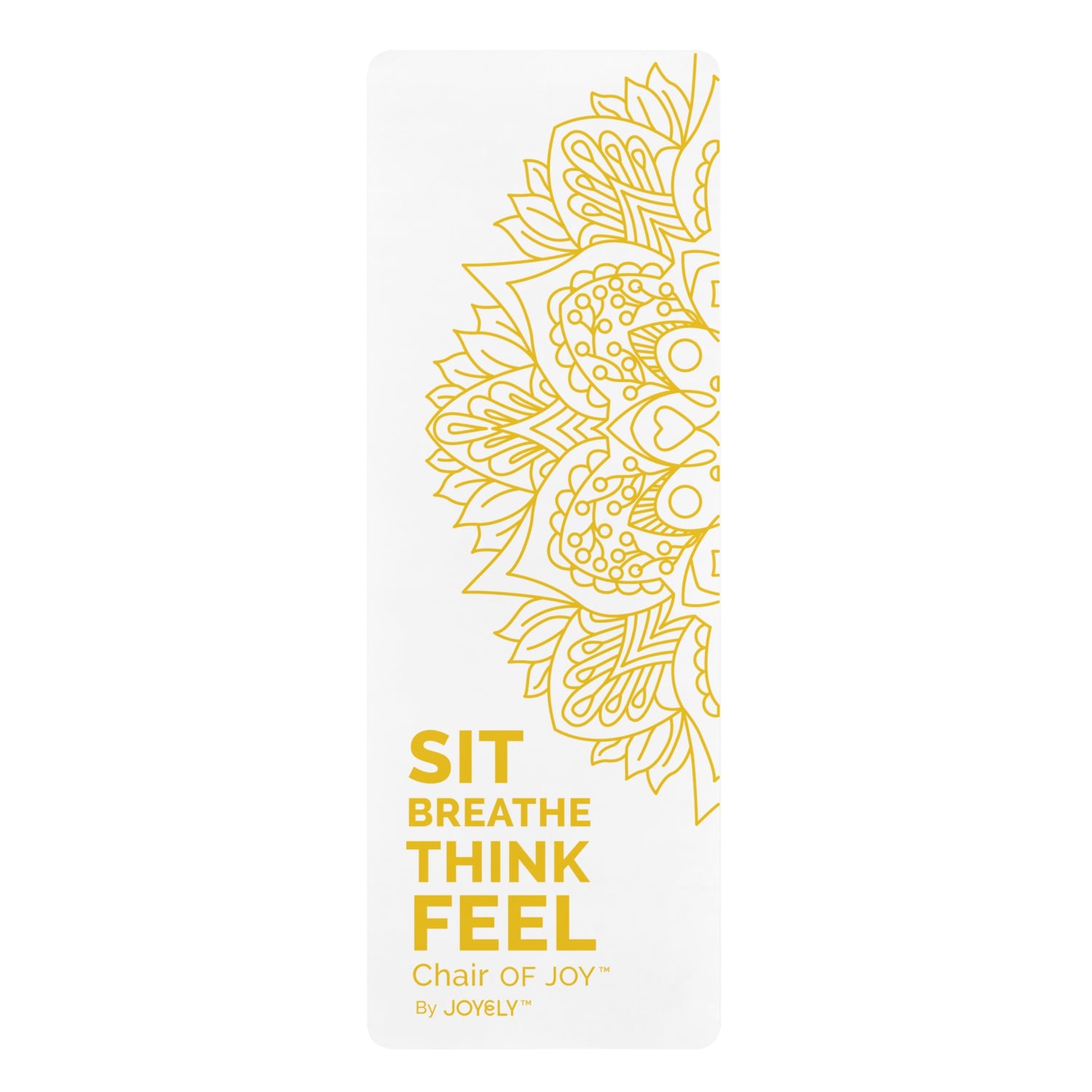 Sit•Breathe•Think•Feel Yoga Mat