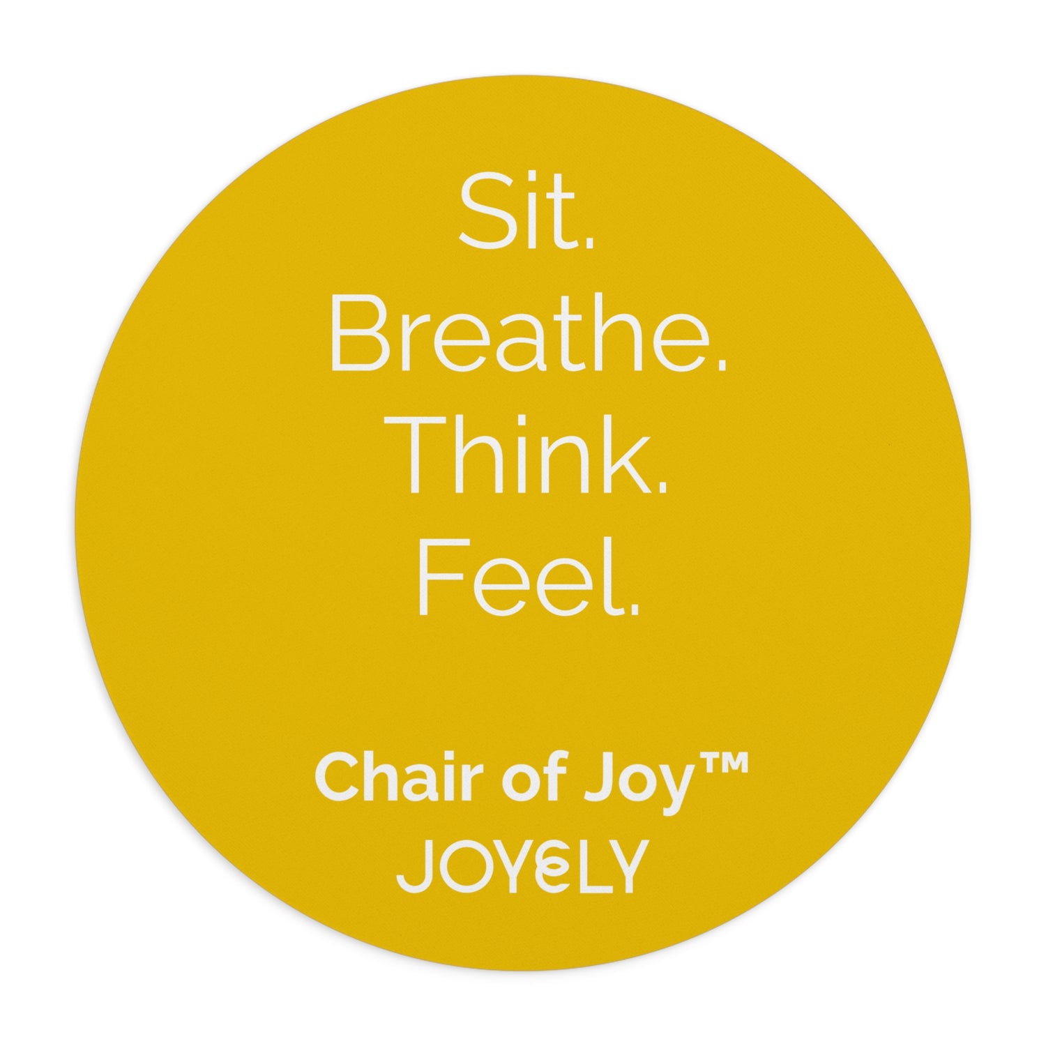 Yellow JOYELY Mouse Pad