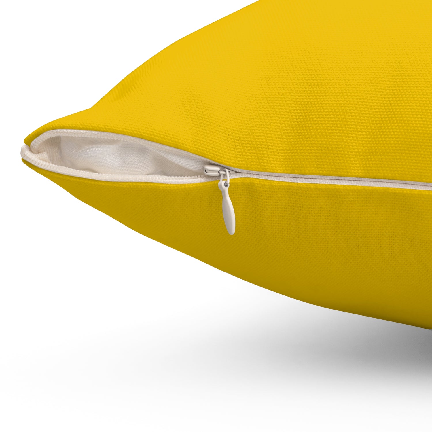 Chair of Joy Decorative Pillow - Bright Yellow Meditation Cushion with 'Chair of JOY' Text