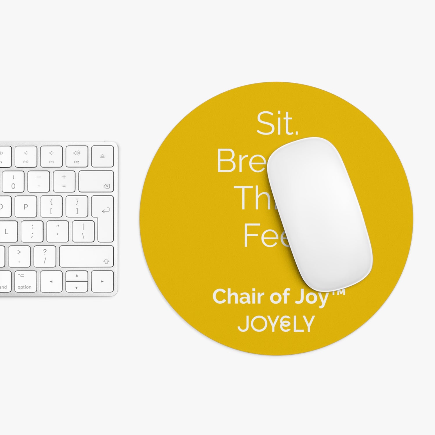 Yellow JOYELY Mouse Pad
