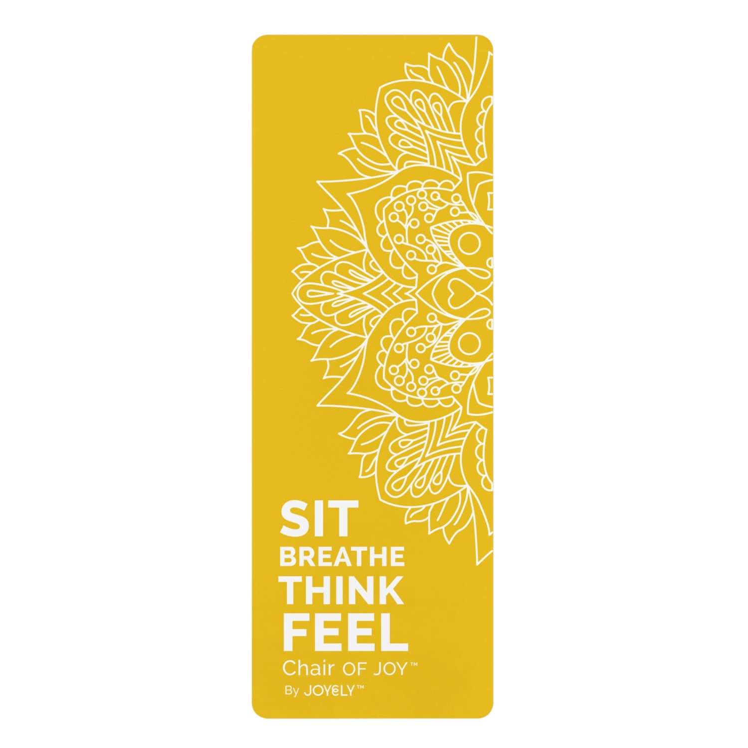 Sit•Breathe•Think•Feel Sunshine Yoga Mat