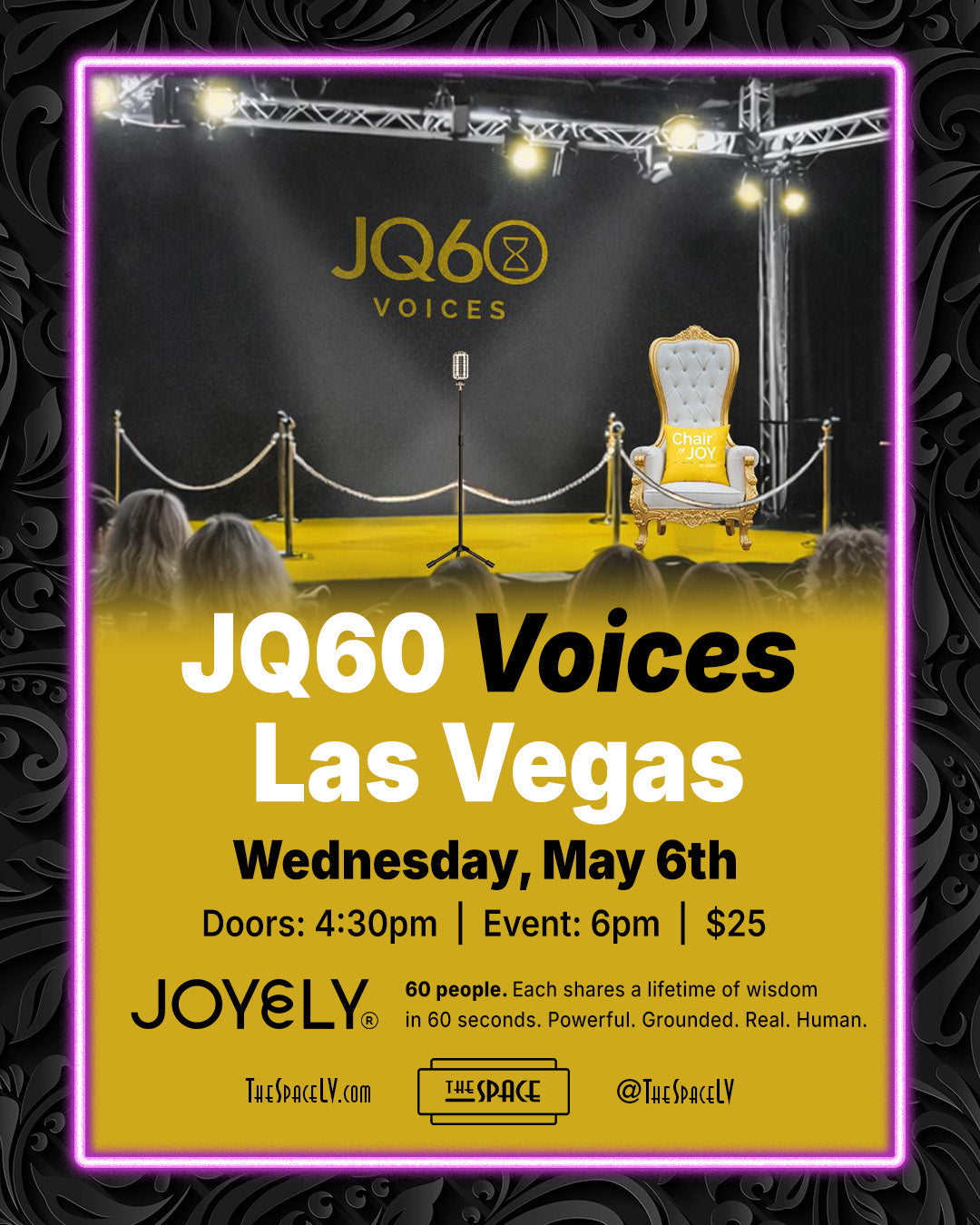 JQ60 Voices – Live Premiere Event (The Space)